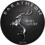 USA GAME OF THRONES I - BARATHEON OURS FURY GOT American Silver Eagle 2019 Walking Liberty $1 Silver coin 1 oz